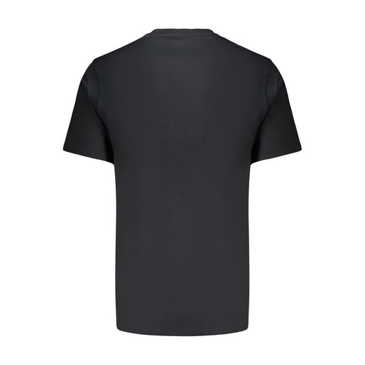 Black Cotton Men's T-Shirt