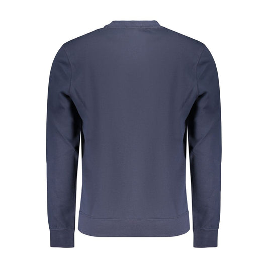 Blue Cotton Men's Sweatshirt