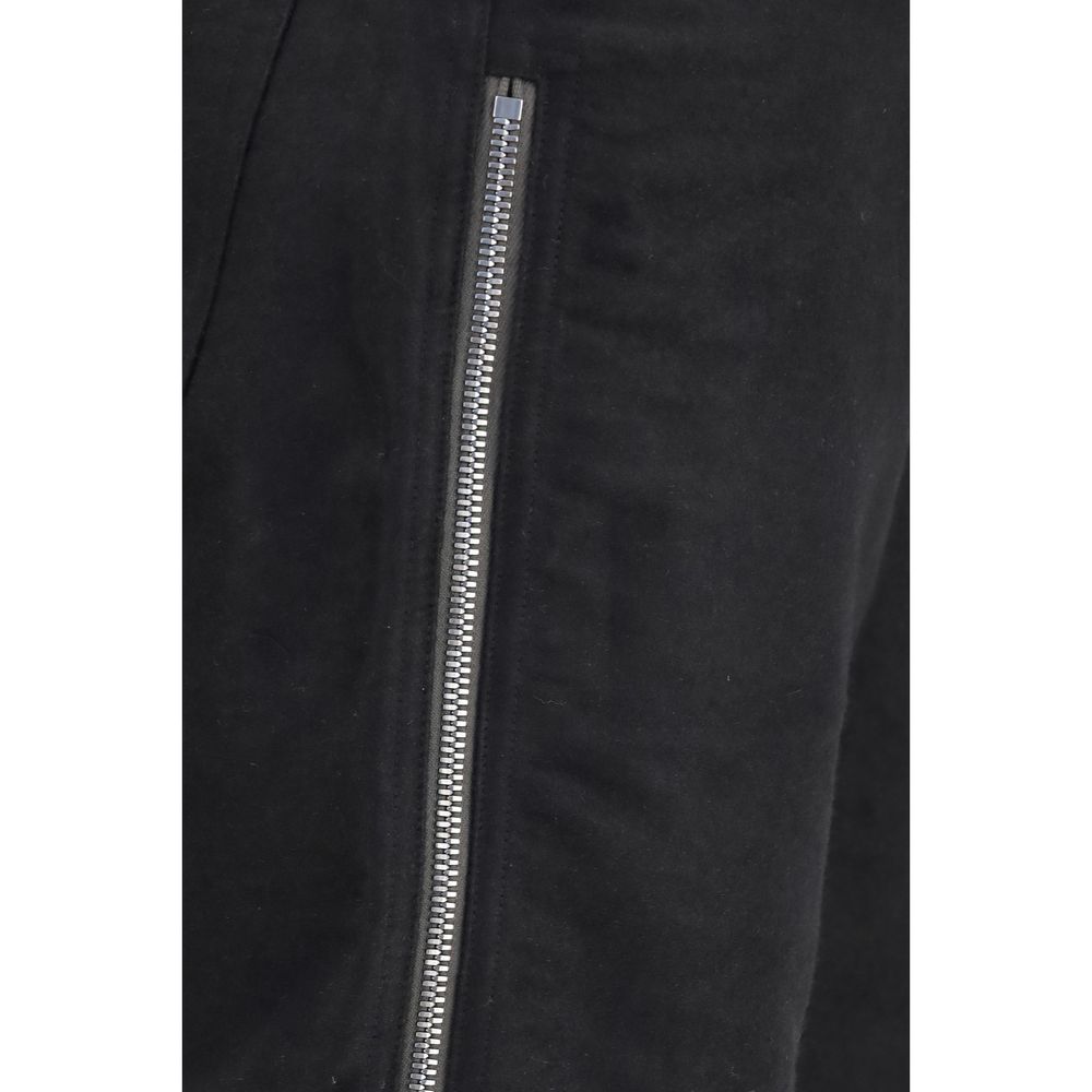 Black Wool Oves Aries Straight-Leg Jeans