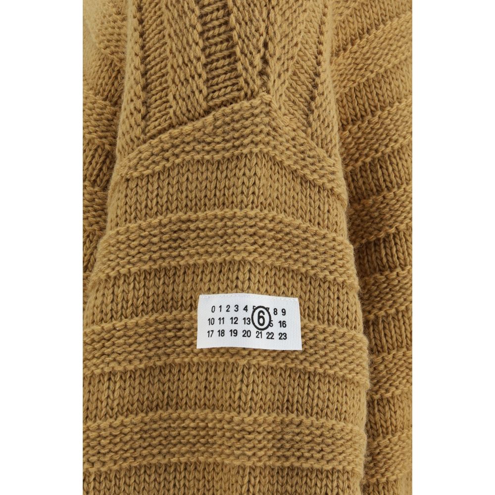 Beige Wool Oves Aries Turtleneck