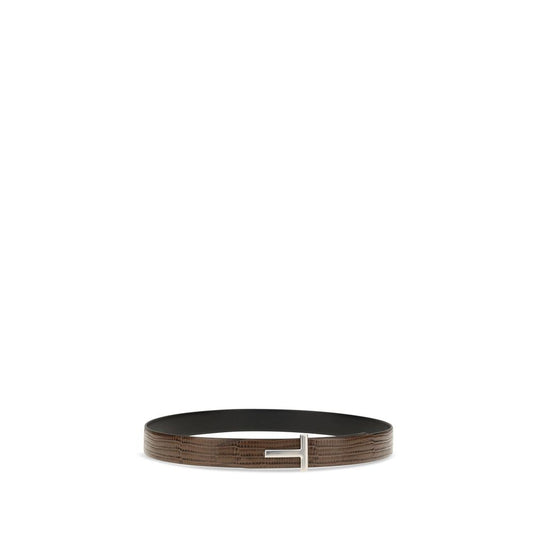 Brown Calf Leather Bos Taurus Belt