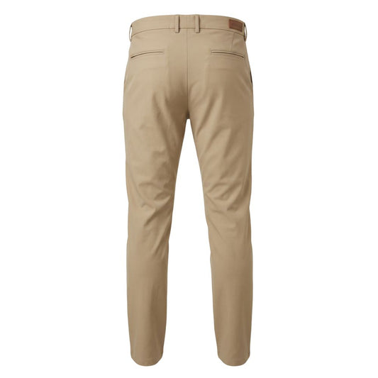 Beige Cotton Mens Pants