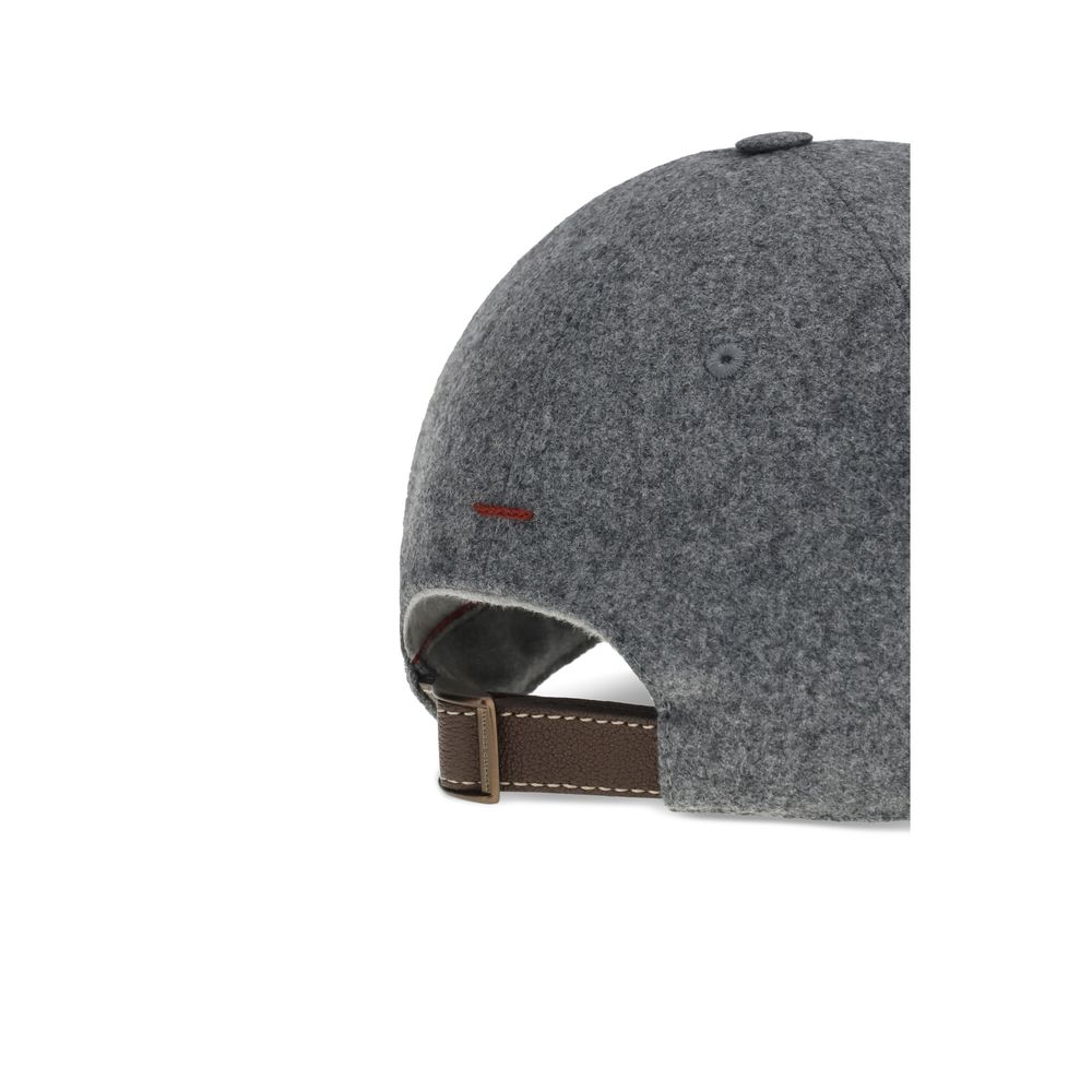 Gray Wool Oves Aries Cap (Baseball Hat)