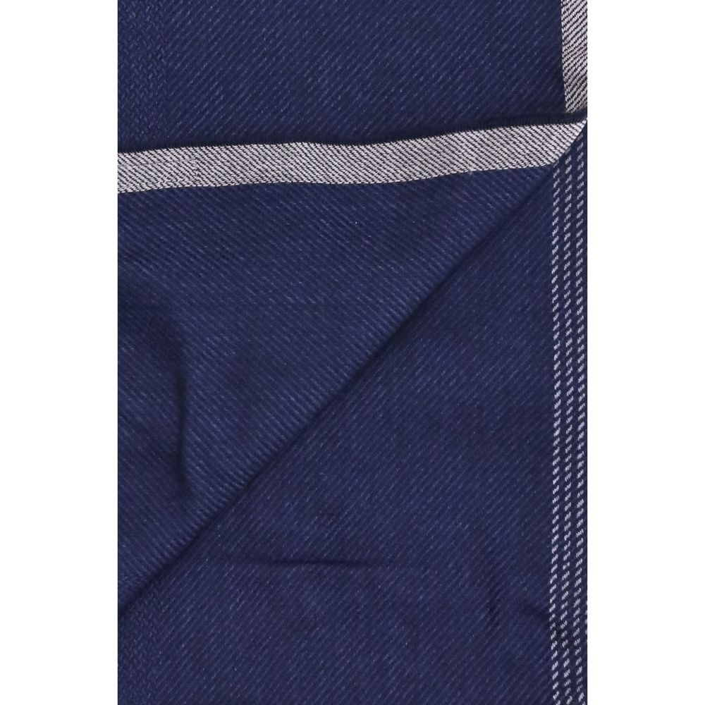 Blue Cashmere Scarf