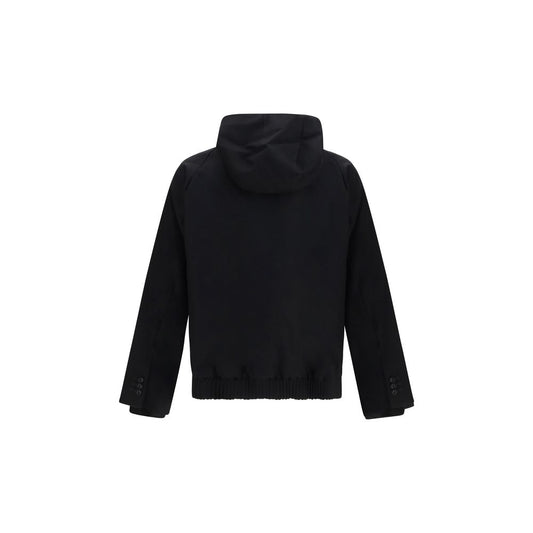 Black Wool Oves Aries Full-Length Jacket