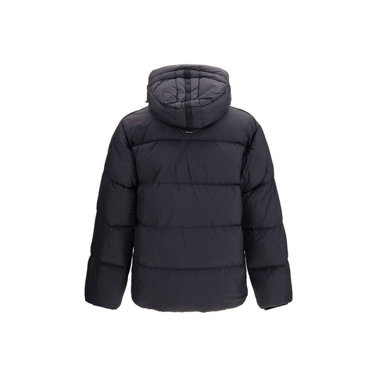 Black Goose Down Full-Length Jacket