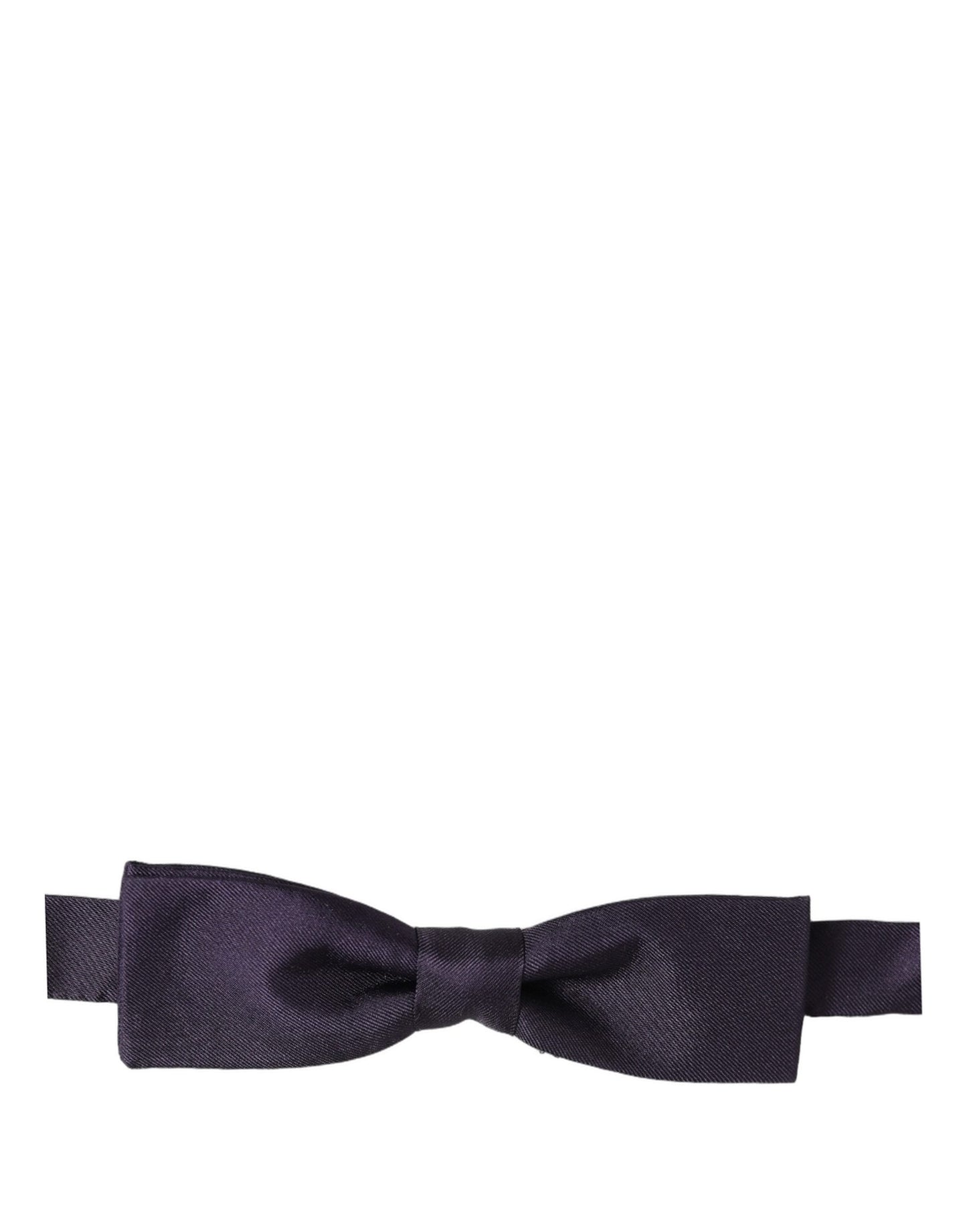 Men Violet 100% Silk Adjustable Neck Papillon Bow Tie