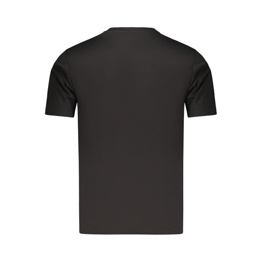Black Cotton Men's T-Shirt