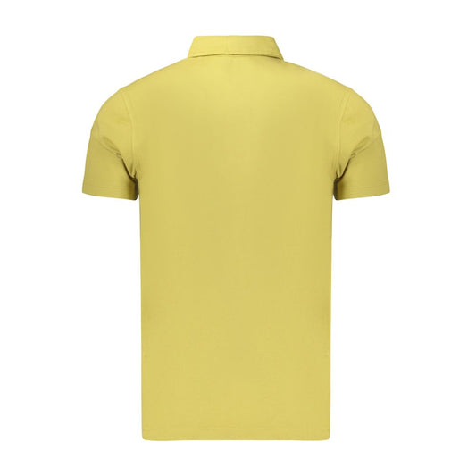 Yellow Cotton Men's Polo