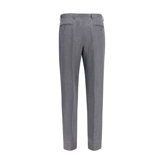 Gray Wool Oves Aries Casual Pants