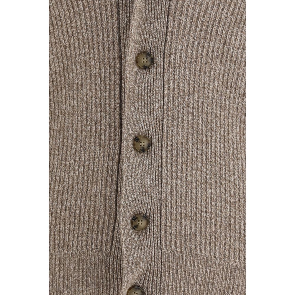 Beige Wool Oves Aries Cardigan
