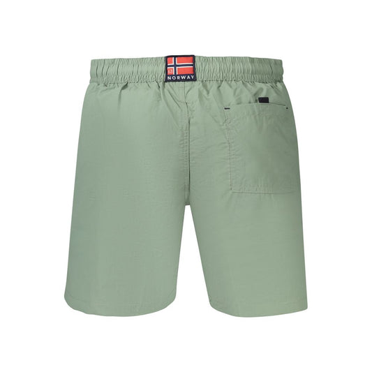Green Poliammide Men's Swimwear