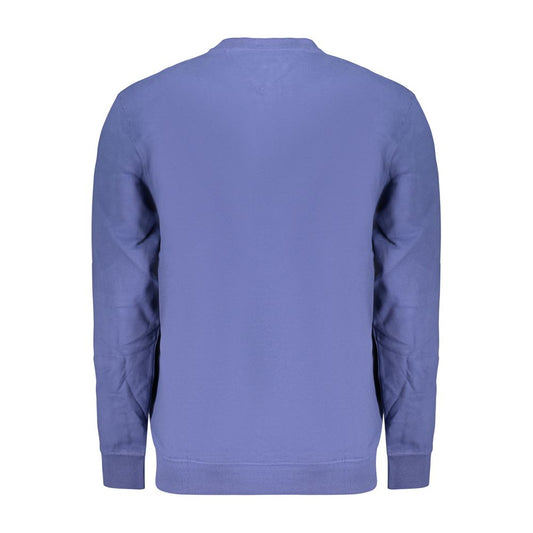 Blue Cotton Men's Sweatshirt