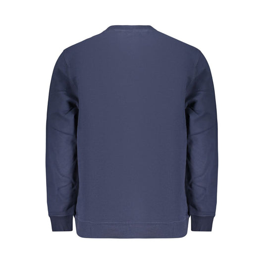 Blue Cotton Men's Sweatshirt