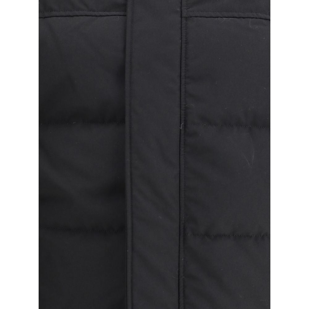 Black Cotton Parka