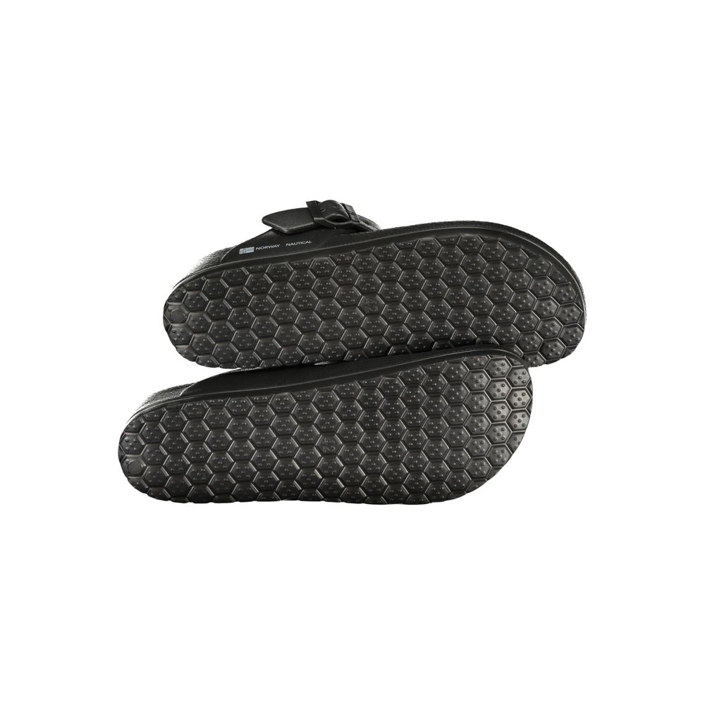 Black Plastic Men's Sandal