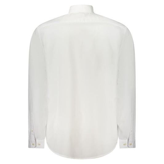 White Cotton Men's Shirt