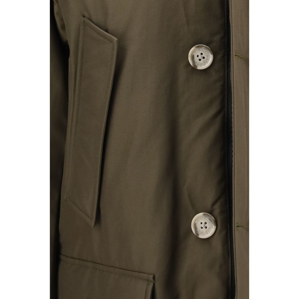 Bicolor Cotton Parka