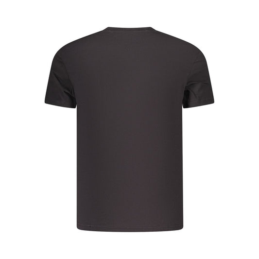 Black Cotton Mens T-Shirt