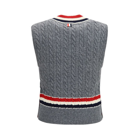 Gray Wool Oves Aries Sleeveles Sweater