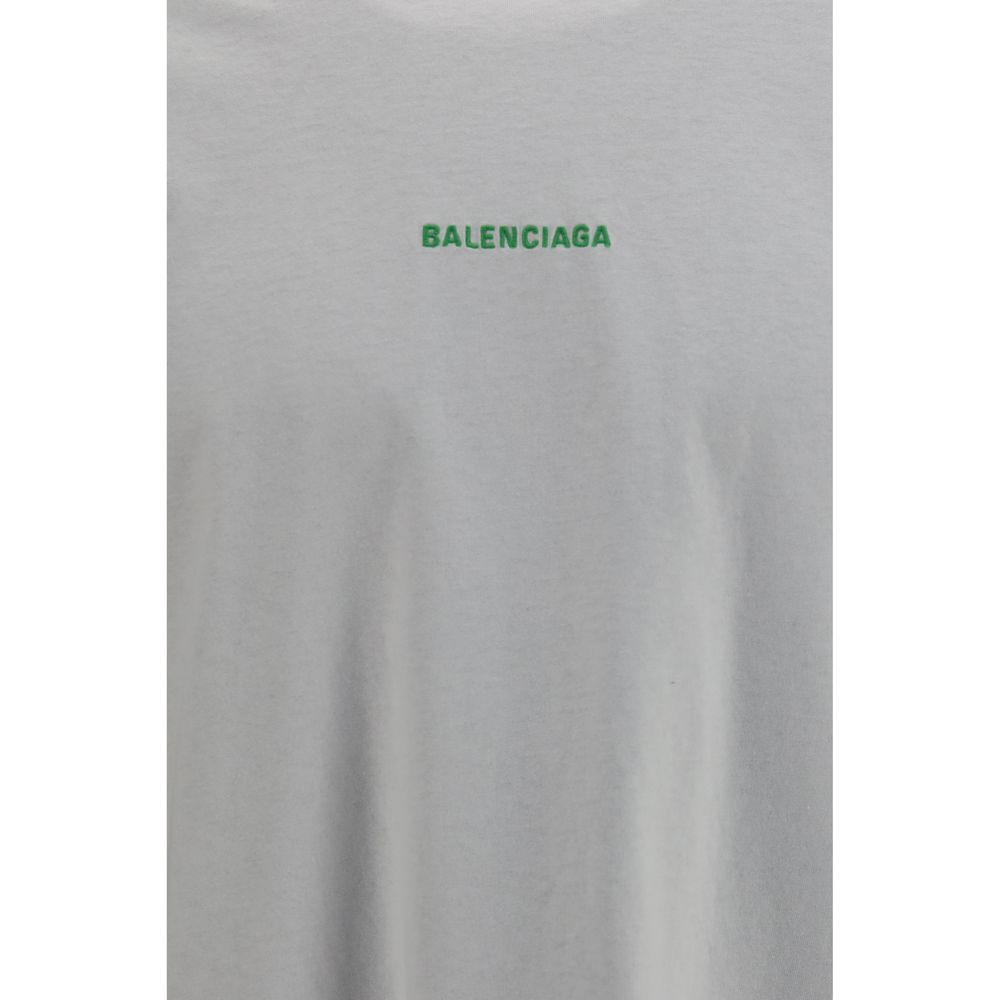 White Cotton Long Sleeve T-Shirt