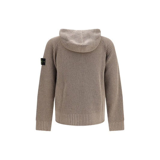 Beige Cashmere Hoodie