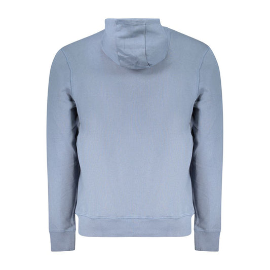 Blue Cotton Men's Hoodie