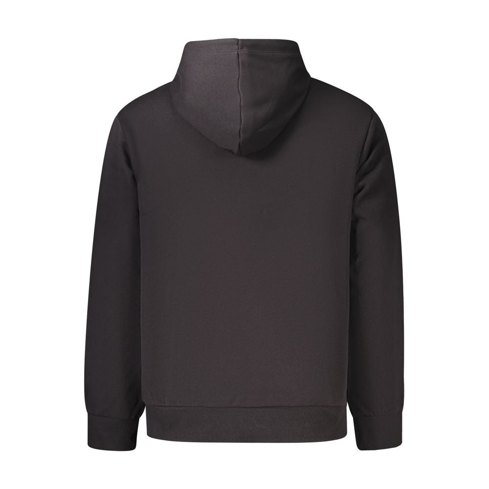 Black Cotton Men's Sweatshirt