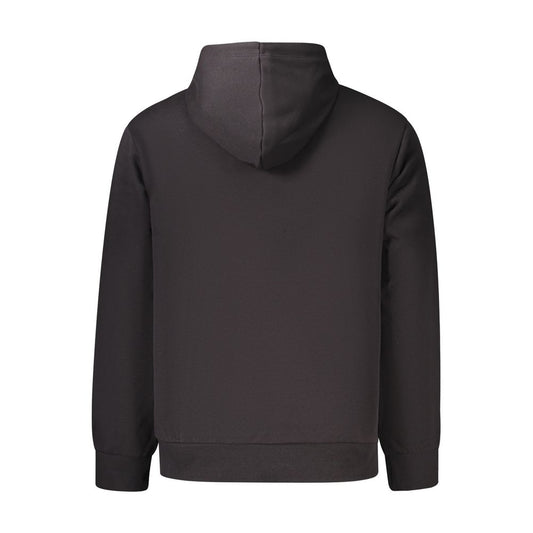 Black Cotton Men's Sweatshirt