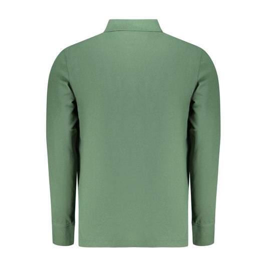 Green Cotton Men's Polo