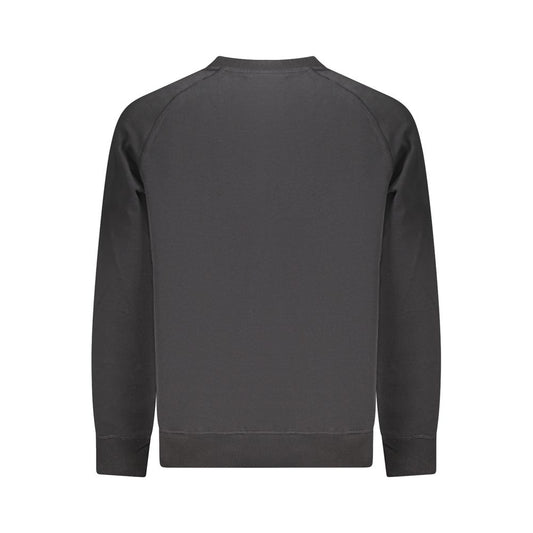 Black Cotton Sweatshirt