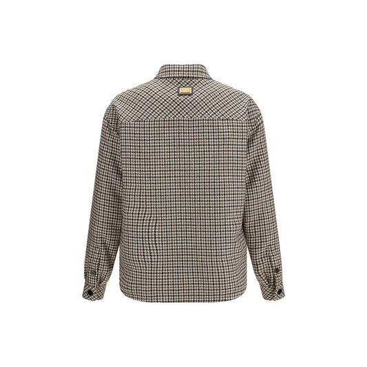 Brown Wool Oves Aries Full-Length Jacket