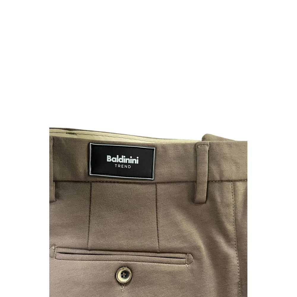 Grey Viscose Men Pants