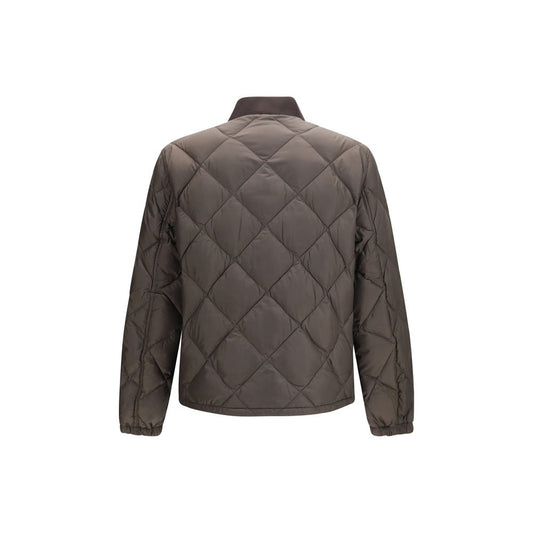 Bicolor Recycled Polyester Full-Length Jacket