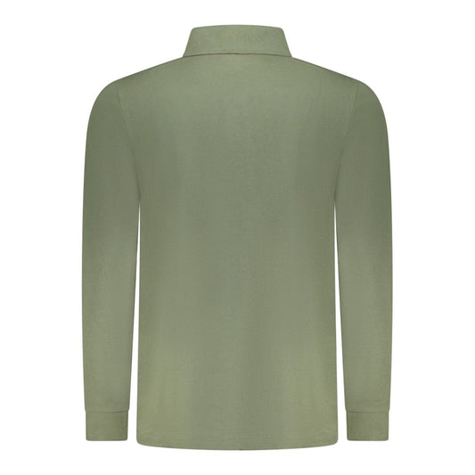 Green Cotton Men's Polo Shirt