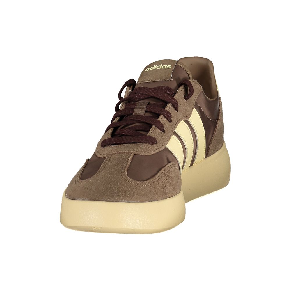 Brown Polyurethane Men's Sneaker
