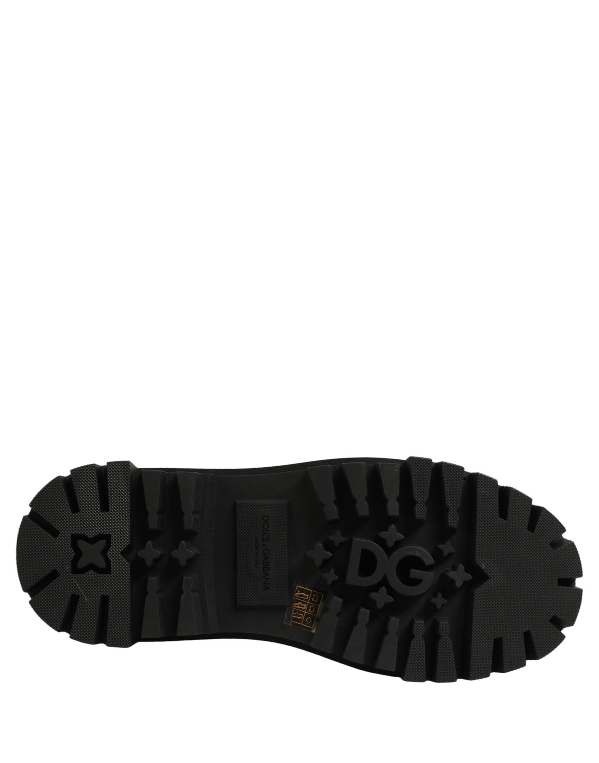 Black Calfskin Leather Trekking Derby Shoes