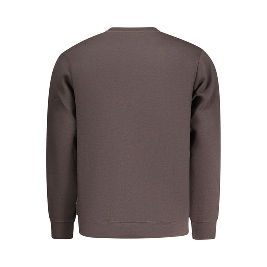 Brown Cotton Men's Sweatshirt