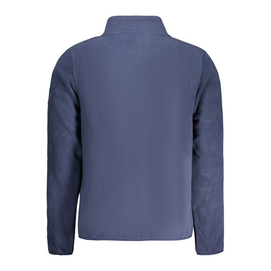 Blue Polyester Men's Sweatshirt