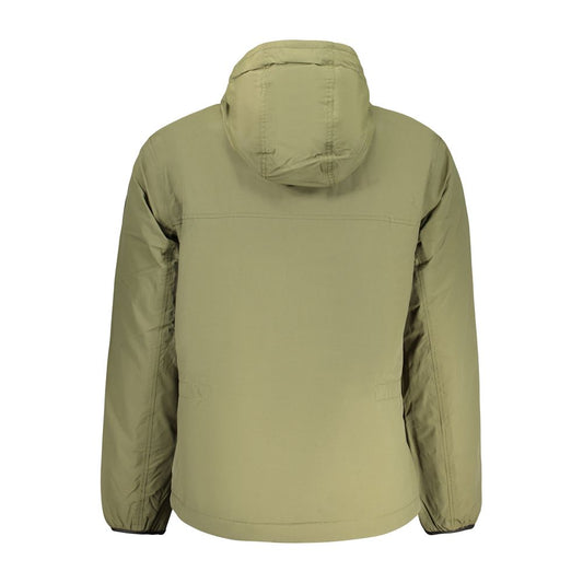 Green Poliammide Mens Jacket