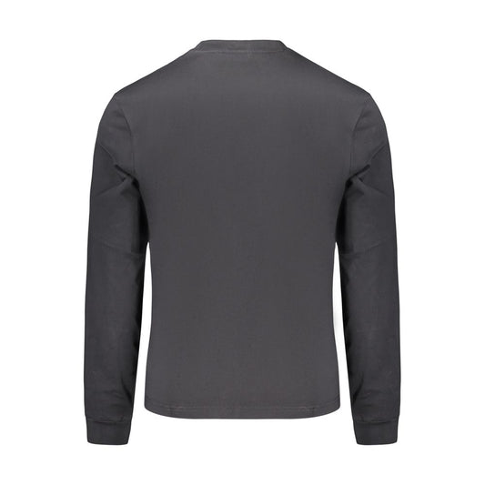 Black Cotton Men's T-Shirt