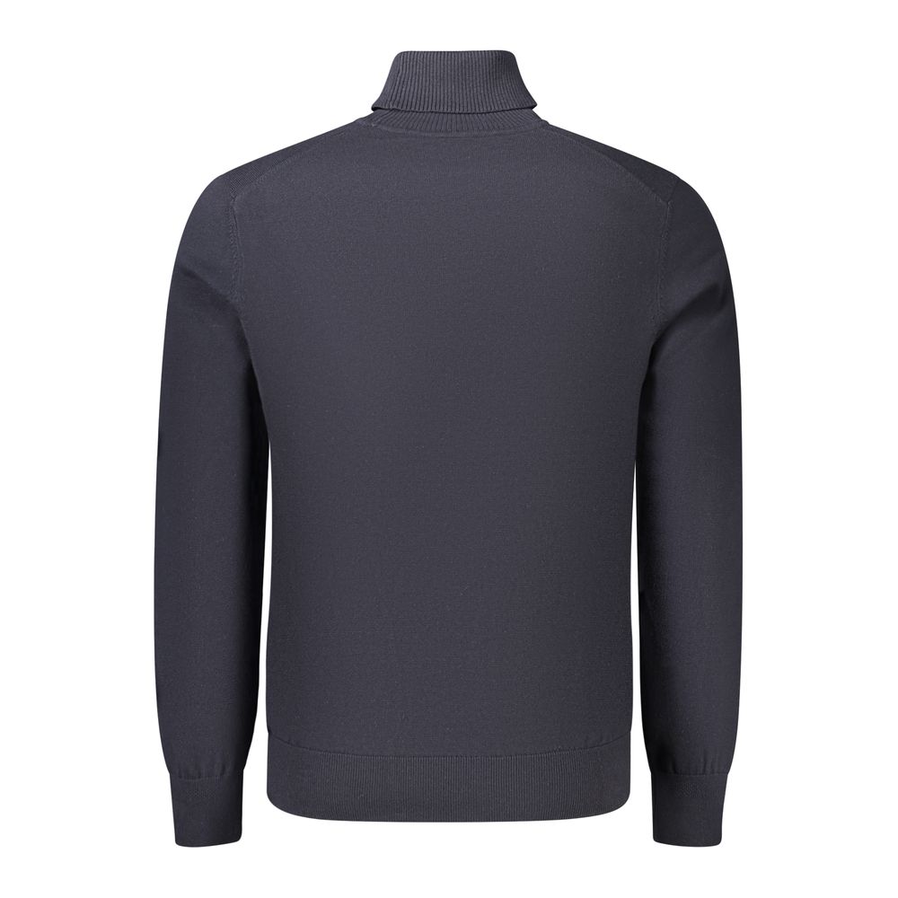 Blue Cotton Men's Sweater