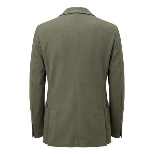 Green Cotton Men's Jacket