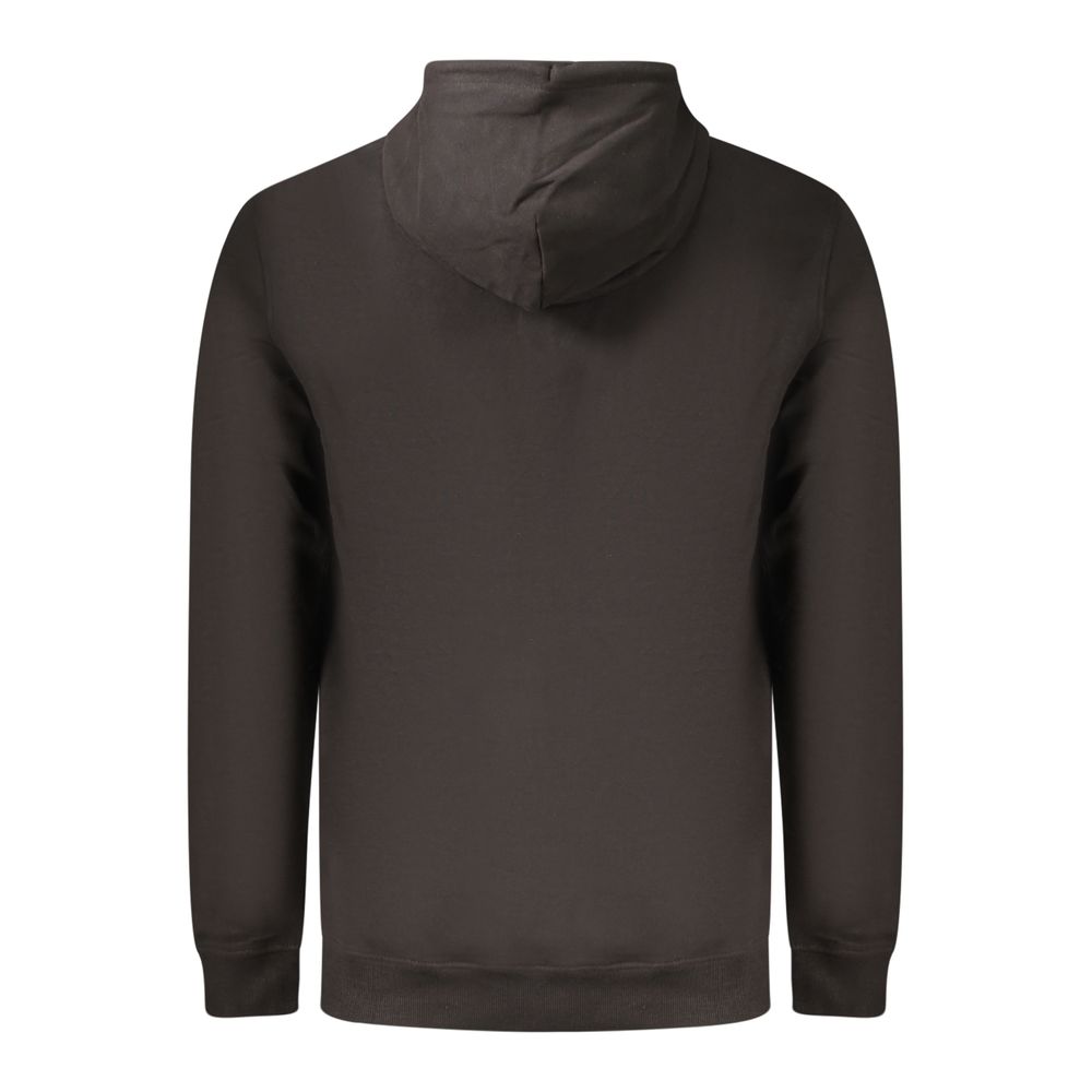 Black Cotton Men's Sweatshirt