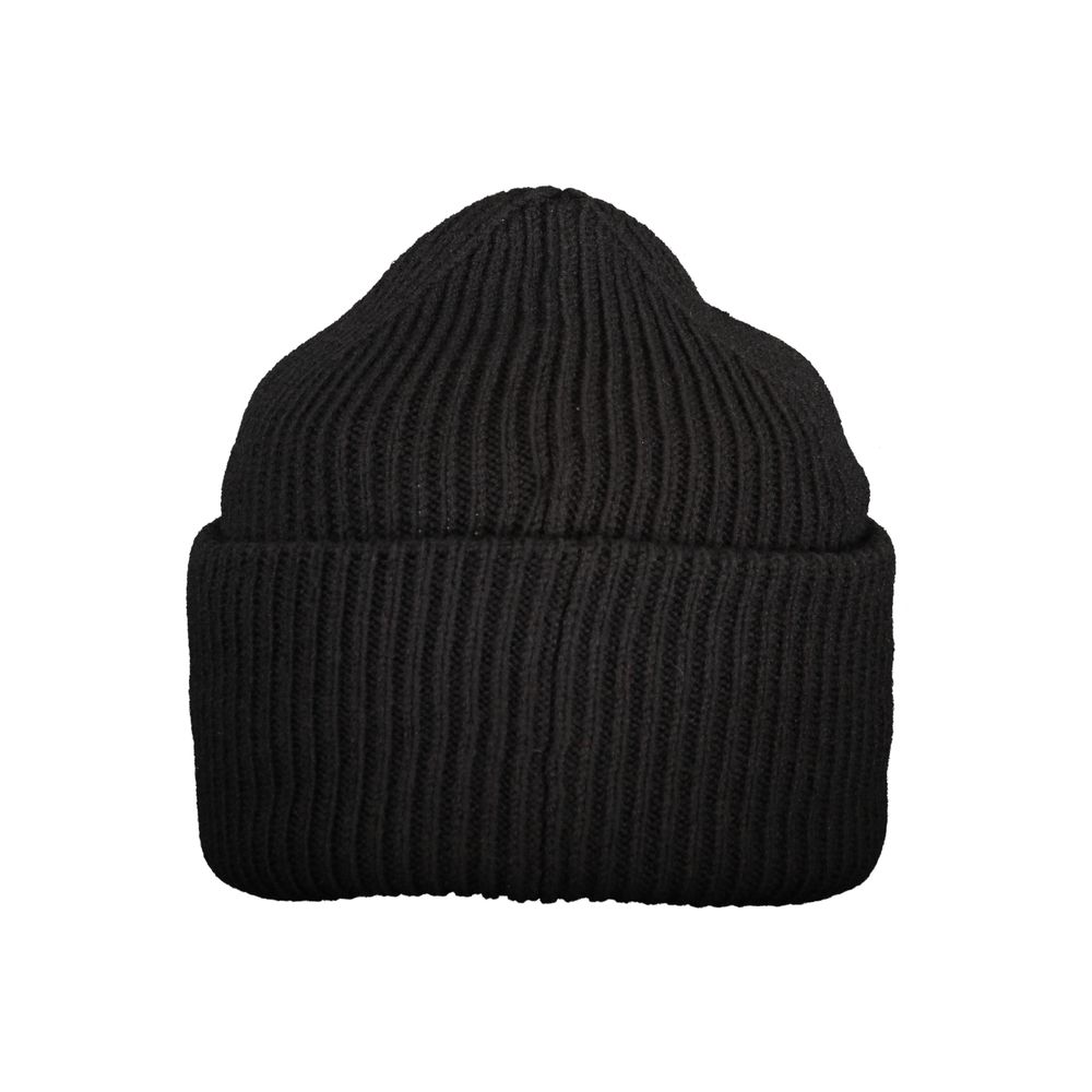 Black Wool Men's Cap