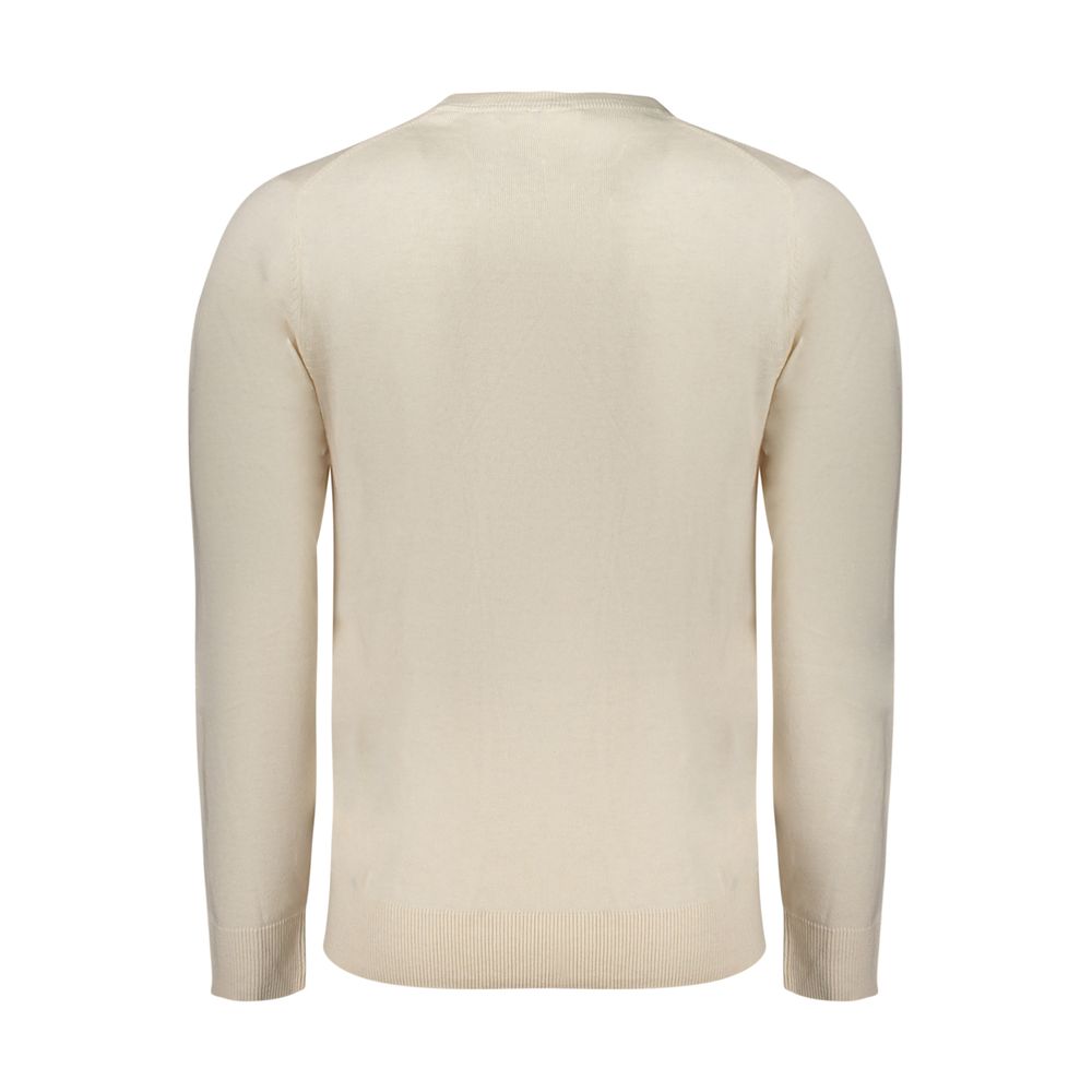 White Cotton Men's Top