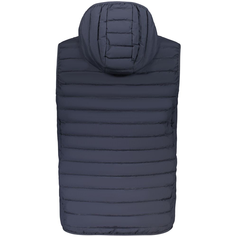 Blue Polyester Men's Jacket