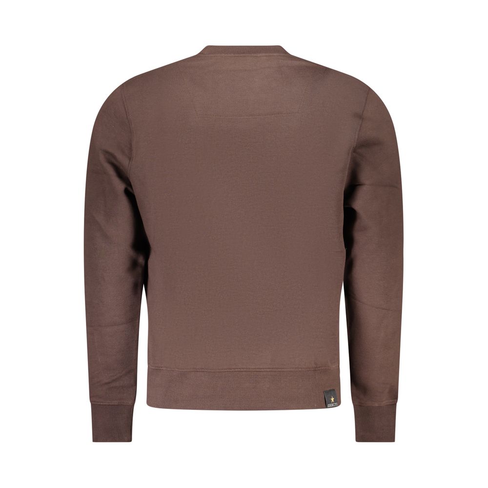 Brown Cotton Sweatshirt