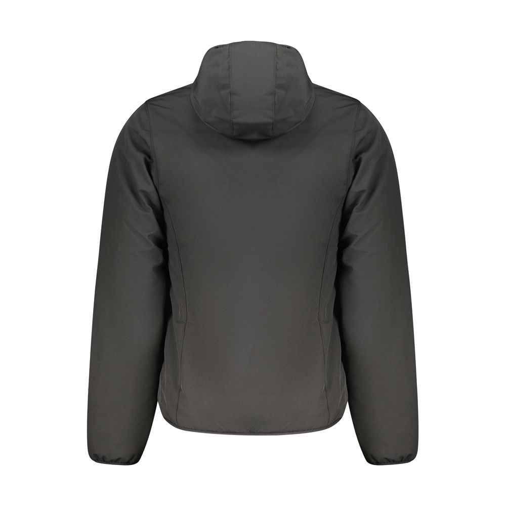 Black Polyester Men's Jacket