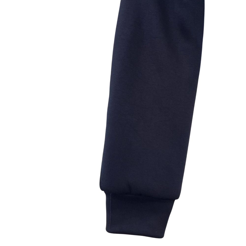 Blue Polyester Men Jacket